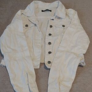 White Denim Jacket